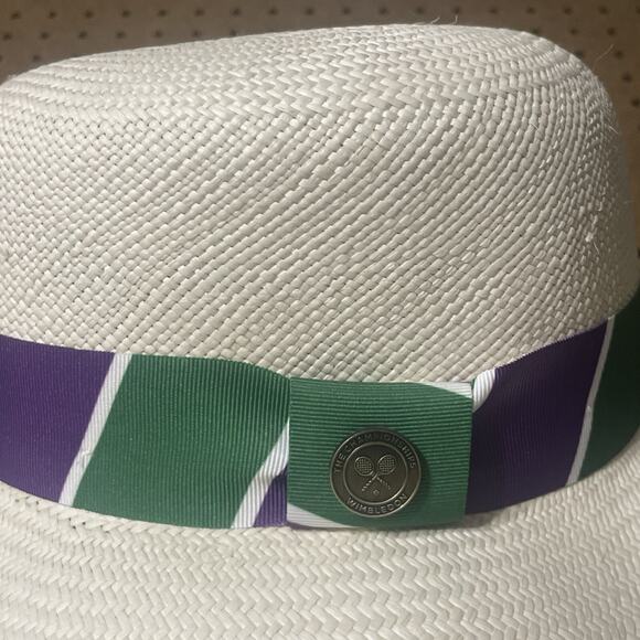NWT Christys London Panama Hat Adult Small Straw Championship Wimbledon Official main image 8